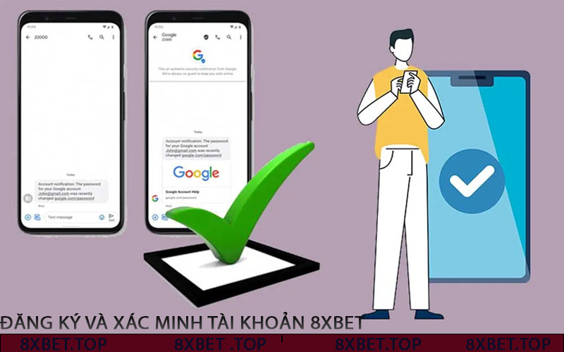 Đăng ký và xác minh tài khoản 8xbet